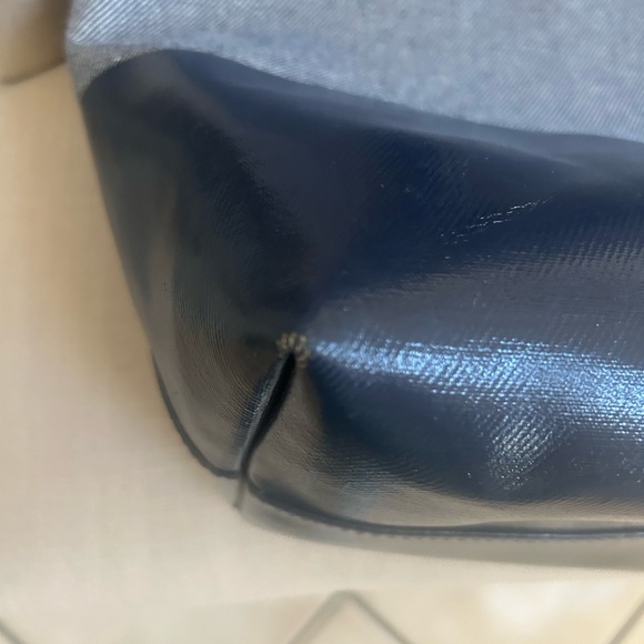 kate spade cream and navy and Tote Bag. 17”x13” - Picture 9 of 16